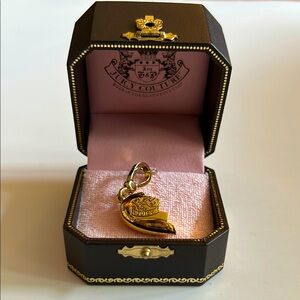 Juicy Couture Gold Heart Best Friend charm